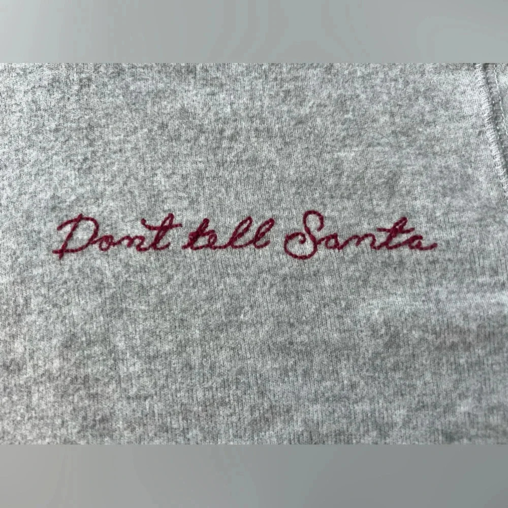 NWT Project Social Tee Don’t Tell Santa Hoodie - Picture 4 of 5